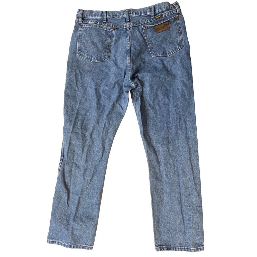 Vintage Y2K Wrangler Jeans Mens 34x32 Blue 47MWZ ‎ Cowboy Western Denim Workwear